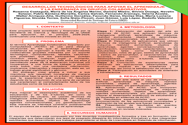 Desarrollos Tecnológicos para Apoyar el Aprendizaje y la Enseñanza en Grupos Colaborativos